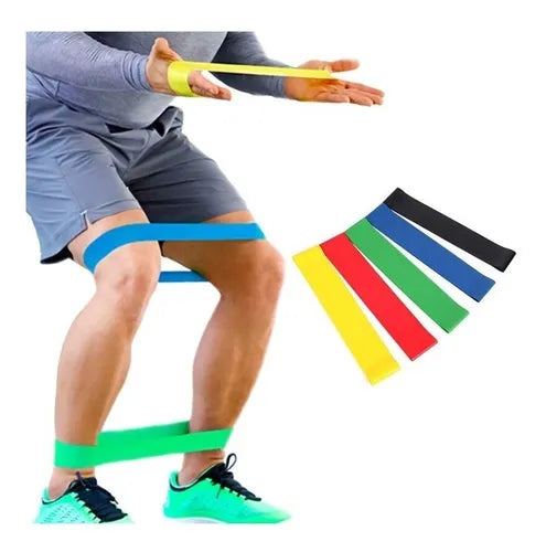 🏋️ KIT BANDAS ELÁSTICAS X5 – GHORA MASTER