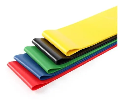 🏋️ KIT BANDAS ELÁSTICAS X5 – GHORA MASTER
