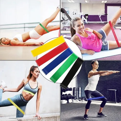 🏋️ KIT BANDAS ELÁSTICAS X5 – GHORA MASTER